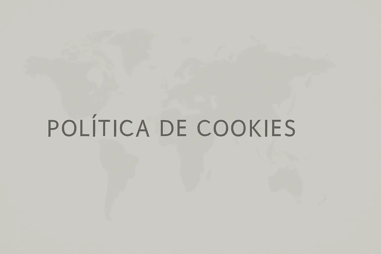 Política de Cookies