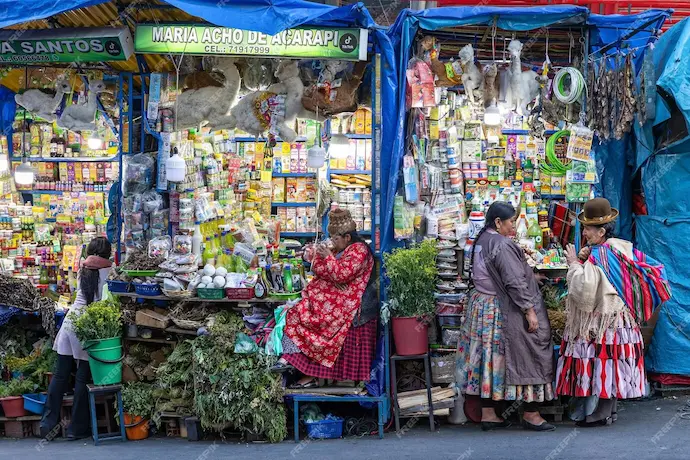 Mercado de las Brujas en La Paz