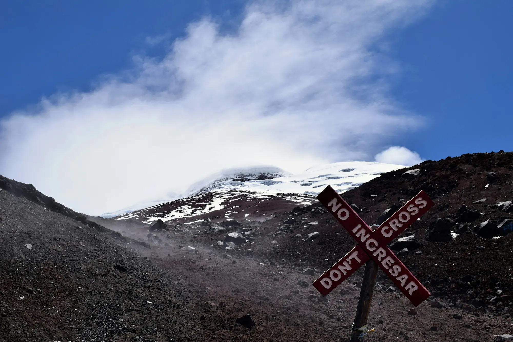 Senderismo en el Volcán Cotopaxi