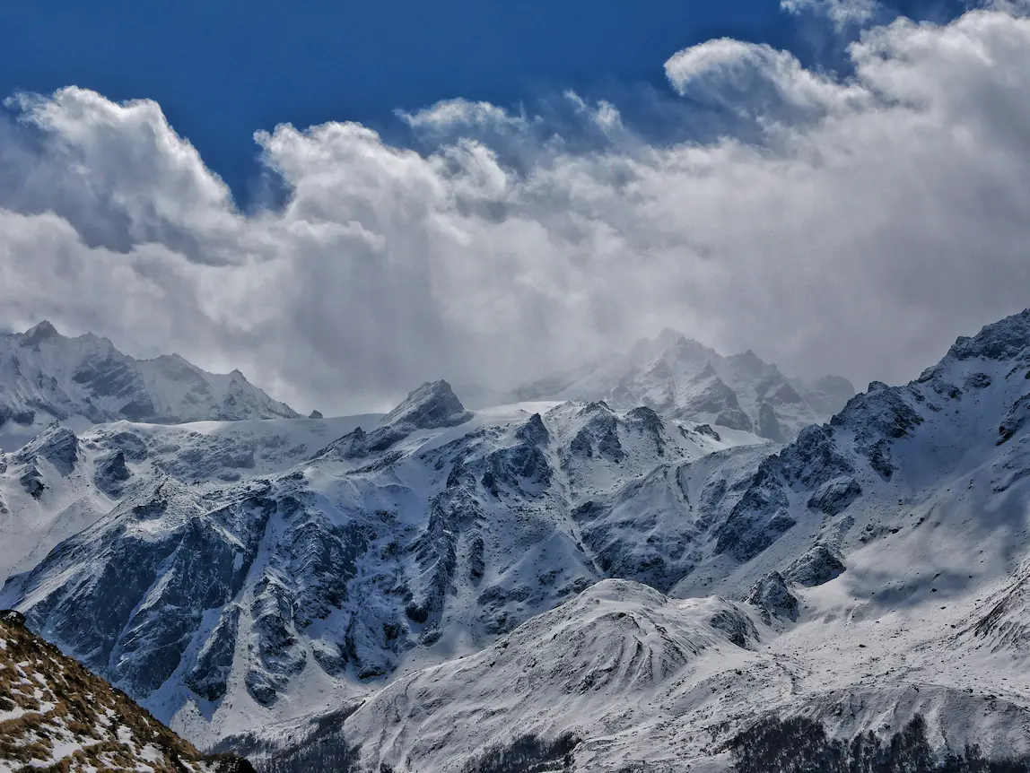 Vuelo panorámico sobre los Himalayas